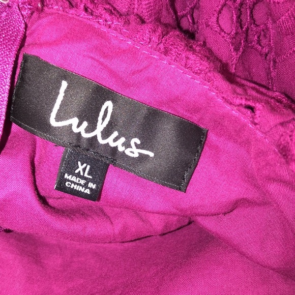 Lulus purple dress size large new with tags - Picture 5 of 11